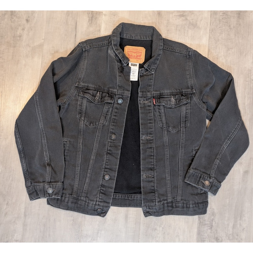 Levi's Youth Large 12-13 Denim Jacket Fits Women's XS/S Trucker Style